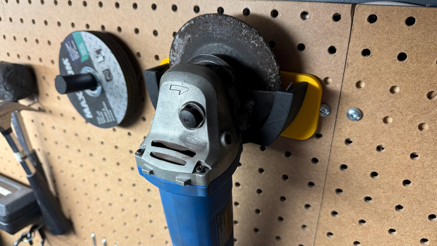 Angle Grinder Tool Holder and Disc Organizer Wall Mounted Storage Rack