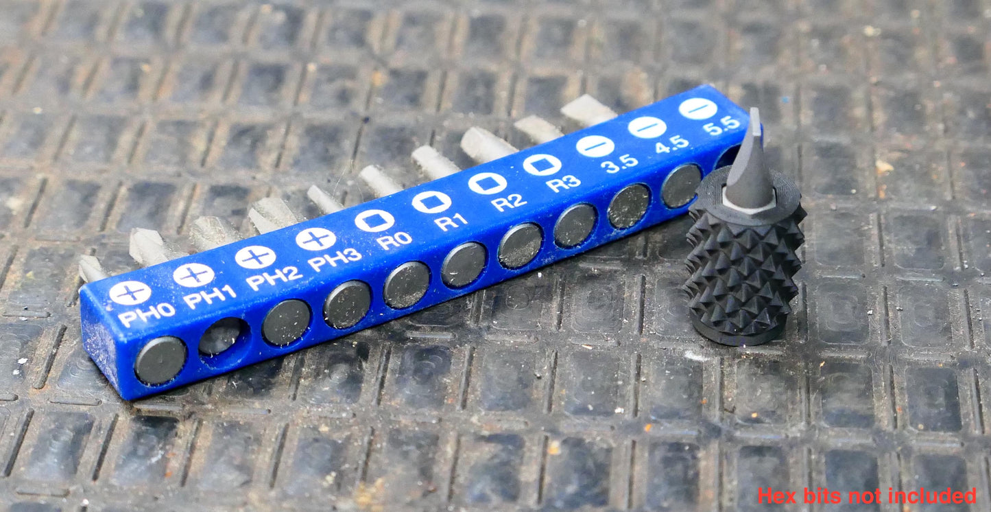 Magnetic Hex Knurled Thumb Wrench Drivers (3 styles)