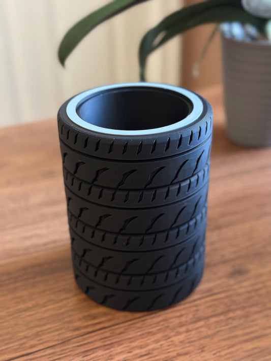 Tire Desk Organizer Pen and Tool Holder