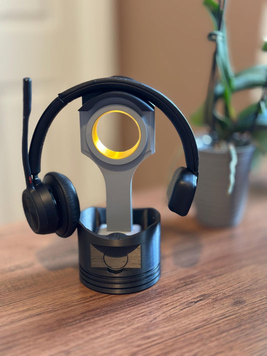 Piston Style Headphone Holder Desk Stand